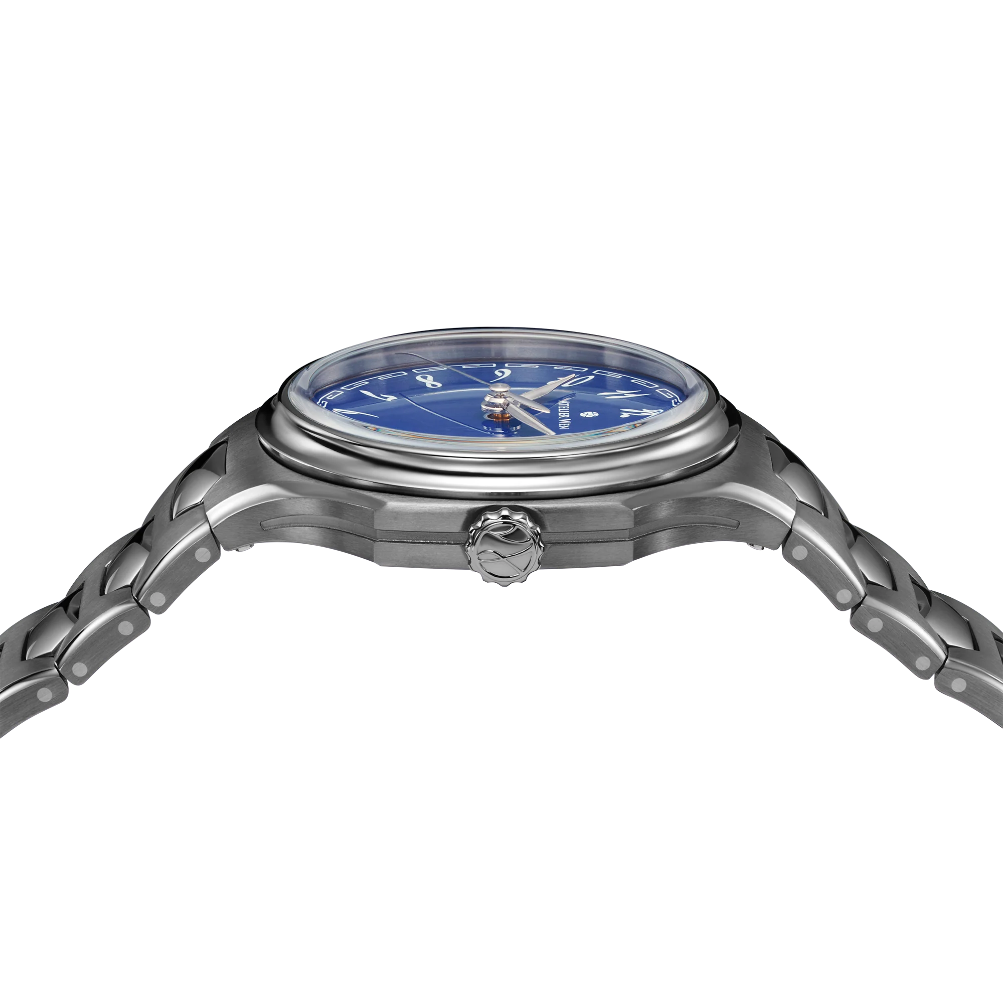 Atelier Wen Inflection Blue 渊 Yuān 40mm Tantalum Bracelet Watch - Image 6