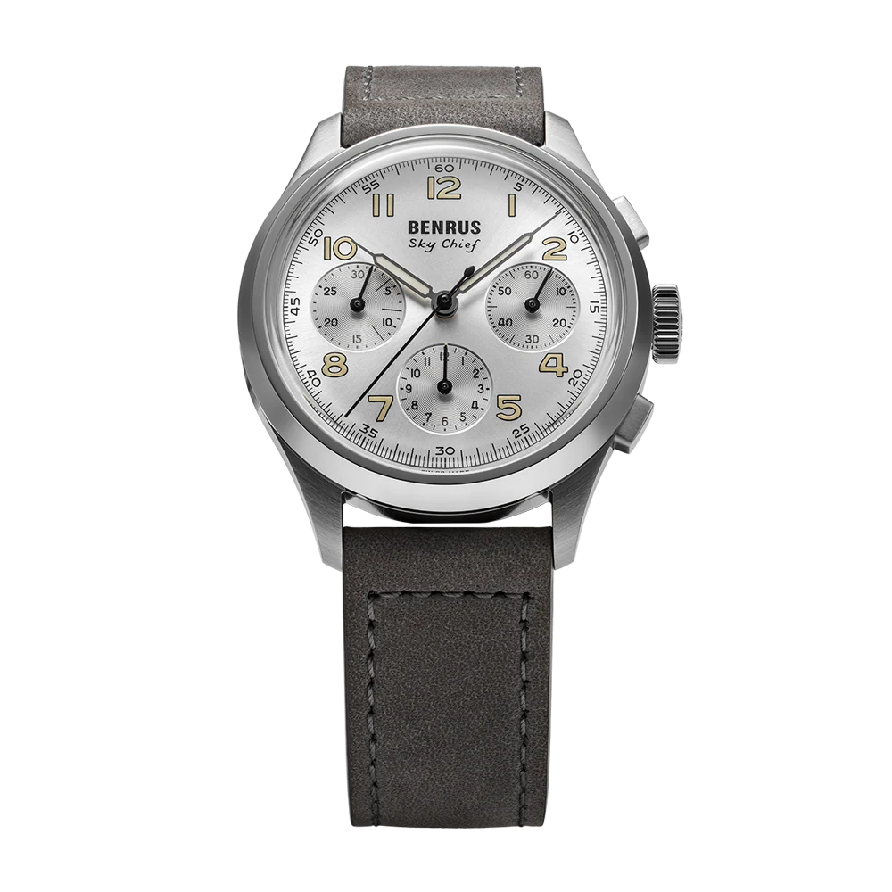 BENRUS Sky Chief Cirrus White