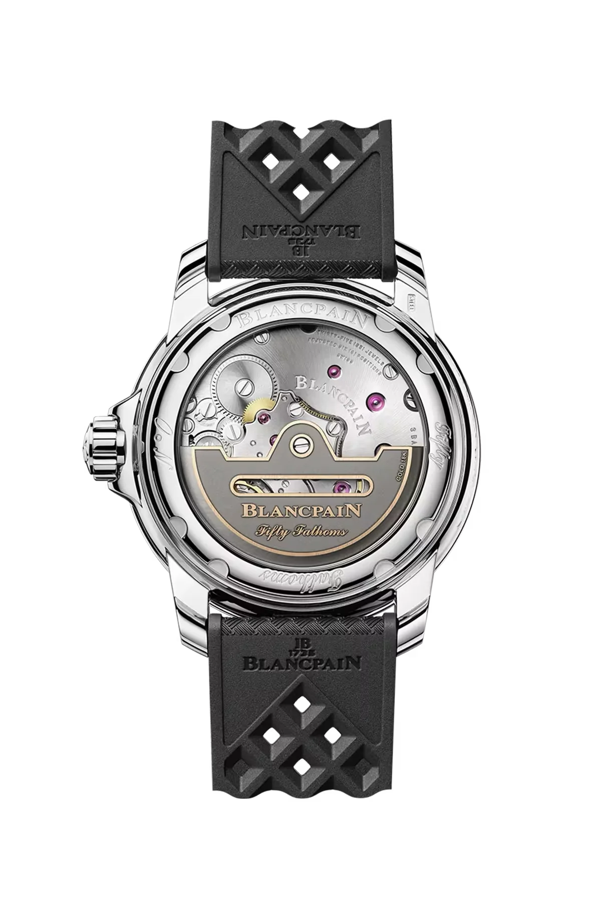 Blancpain Fifty Fathoms Automatique 42mm Black Rubber Watch - Image 2
