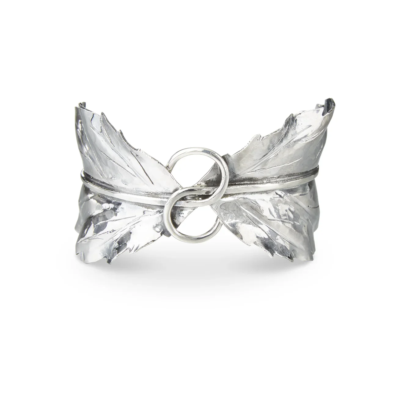 Buccellati Mario Leaf Apple Silver Leaf Bracelet