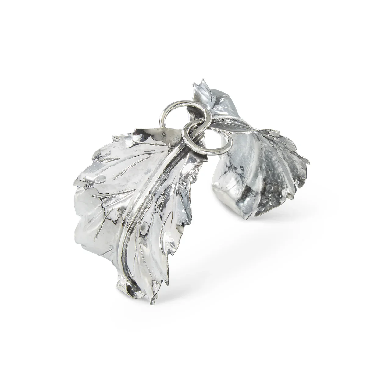 Buccellati Mario Leaf Apple Silver Leaf Bracelet - Image 2