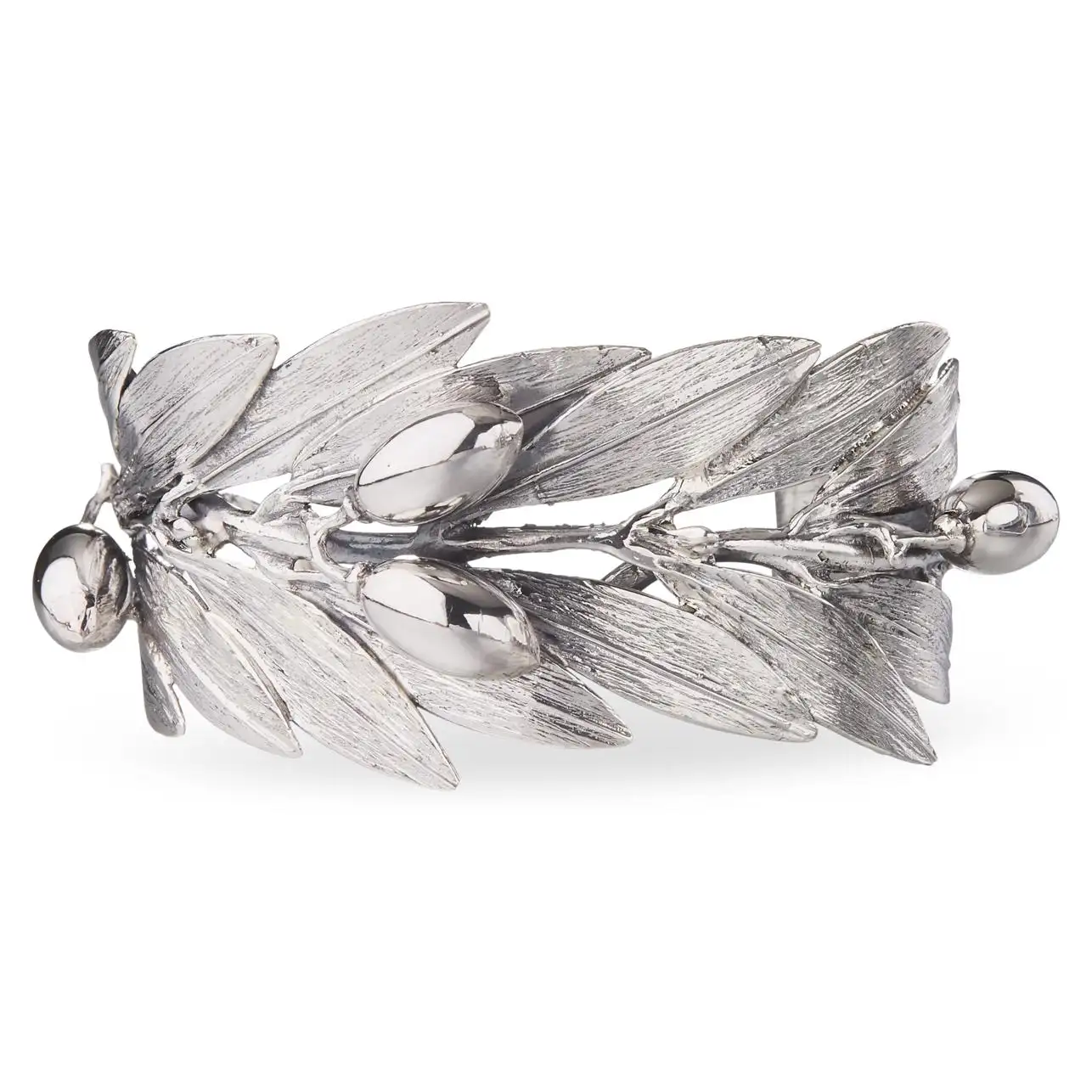 Buccellati Mario Leaf Olive Silver Leaf Bracelet