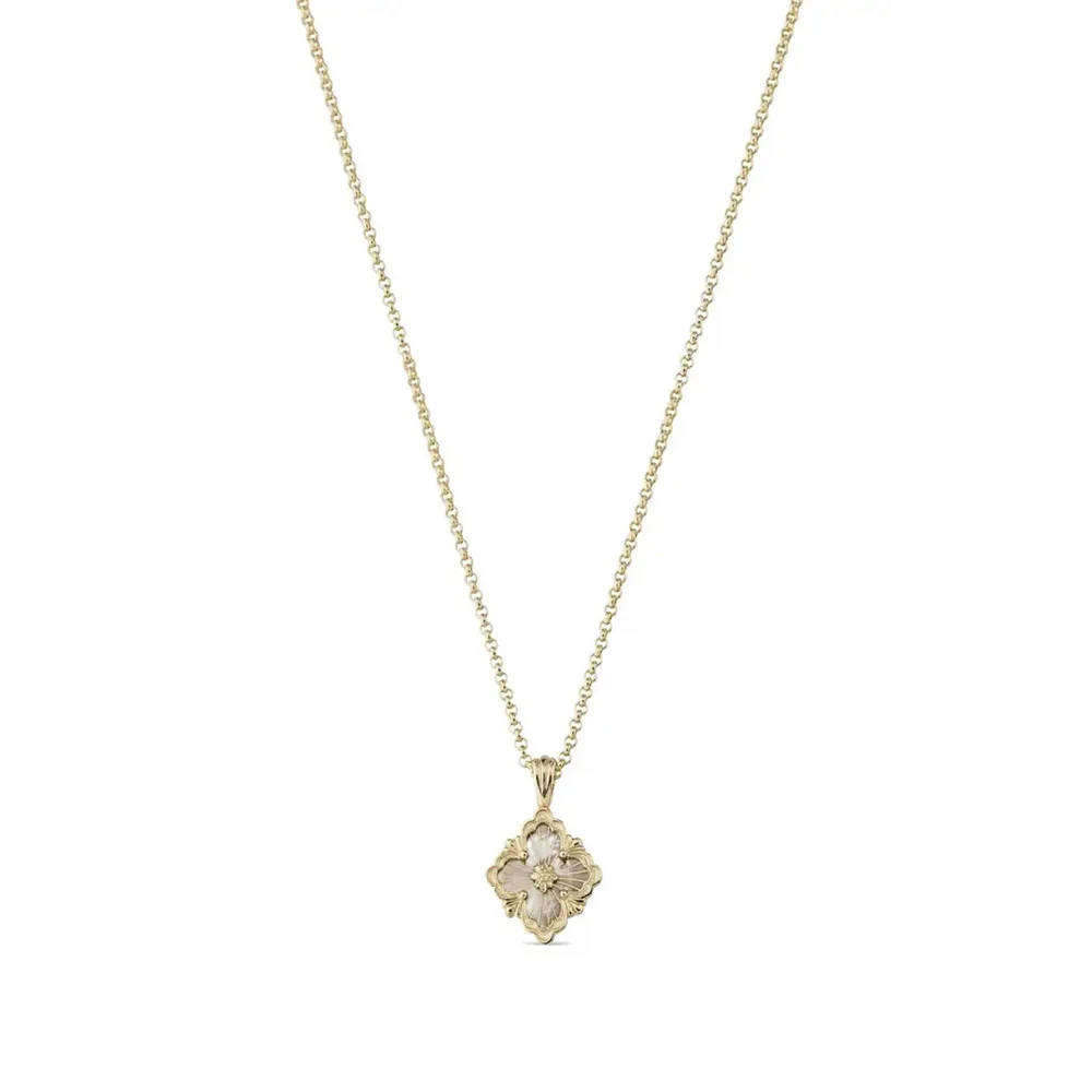 Buccellati Opera Tulle Pendant Mother of Pearl 18K Yellow Gold