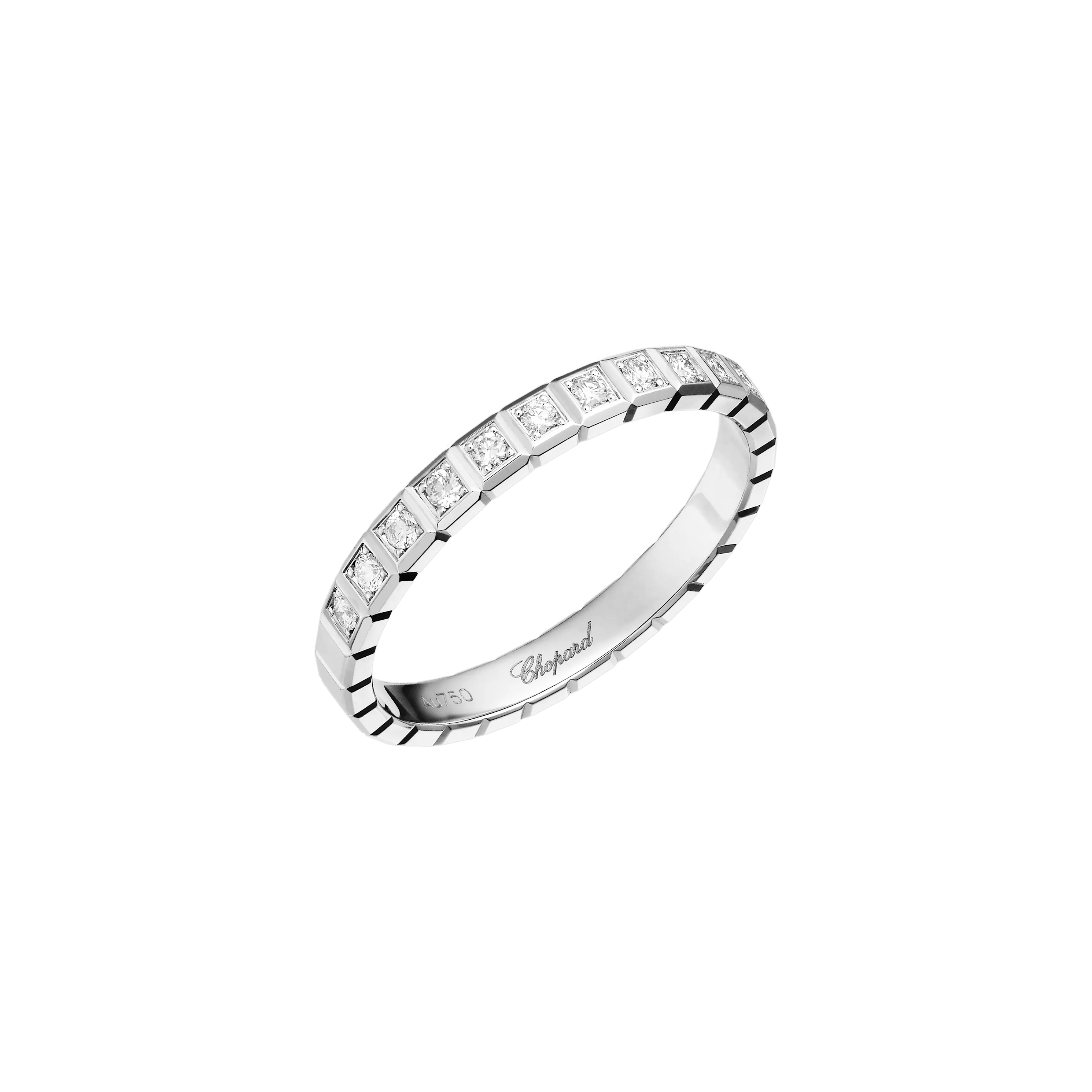 Chopard Ice Cube Diamond Ring 18K White Gold