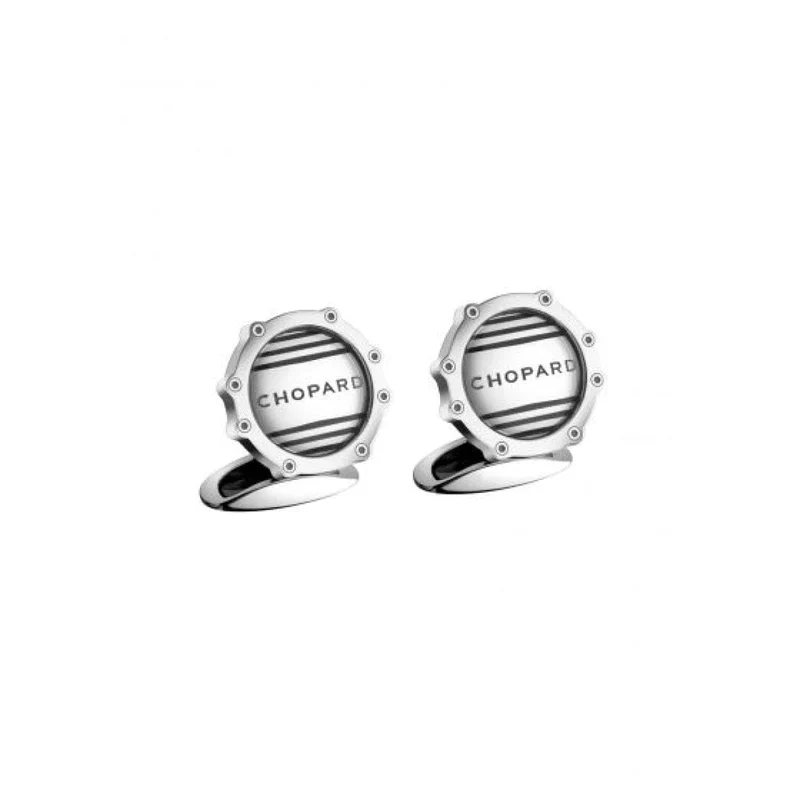 Chopard Superfast Stainless Steel Cufflinks