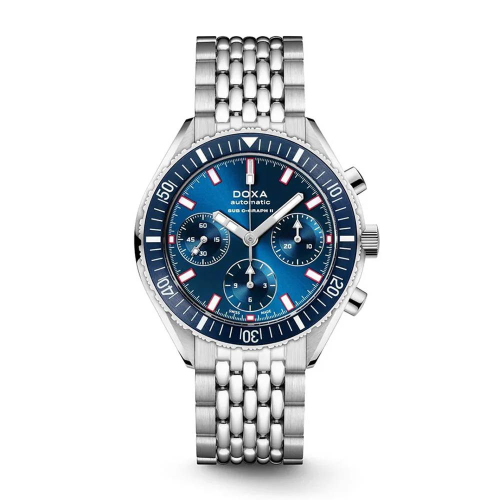 DOXA SUB 200 C-Graph II Caribbean Stainless Steel