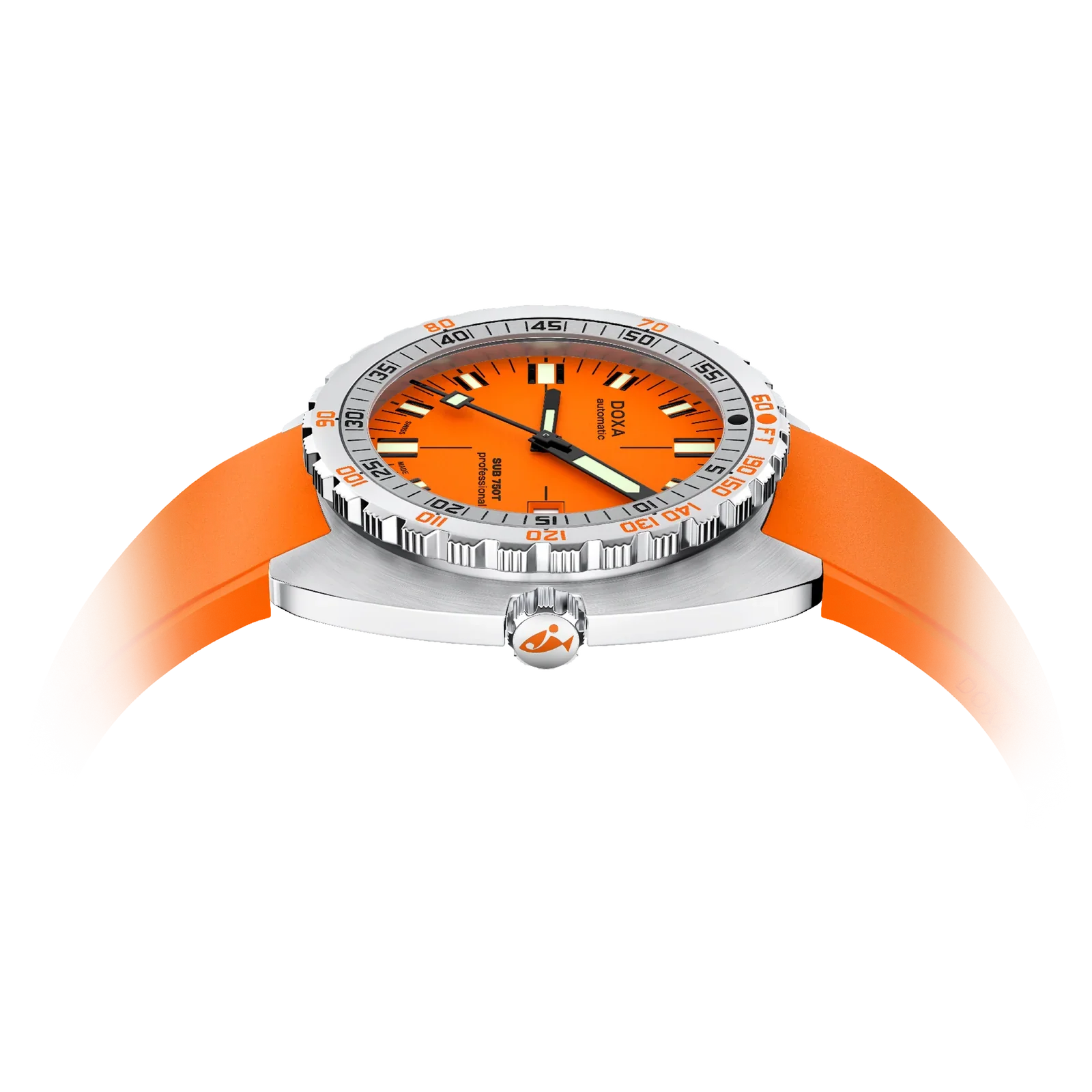 DOXA SUB 750T Professional Rubber Strap - Image 3