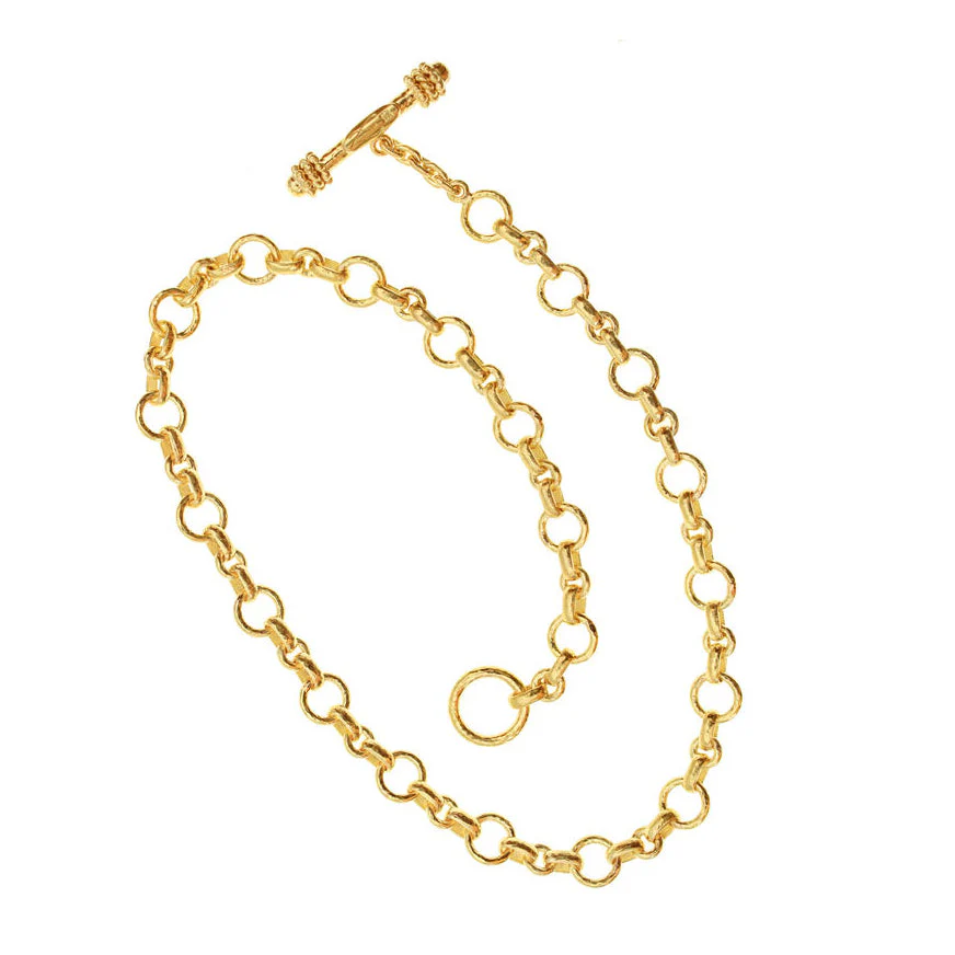 Elizabeth Locke 17" Siena Necklace 19K Yellow Gold