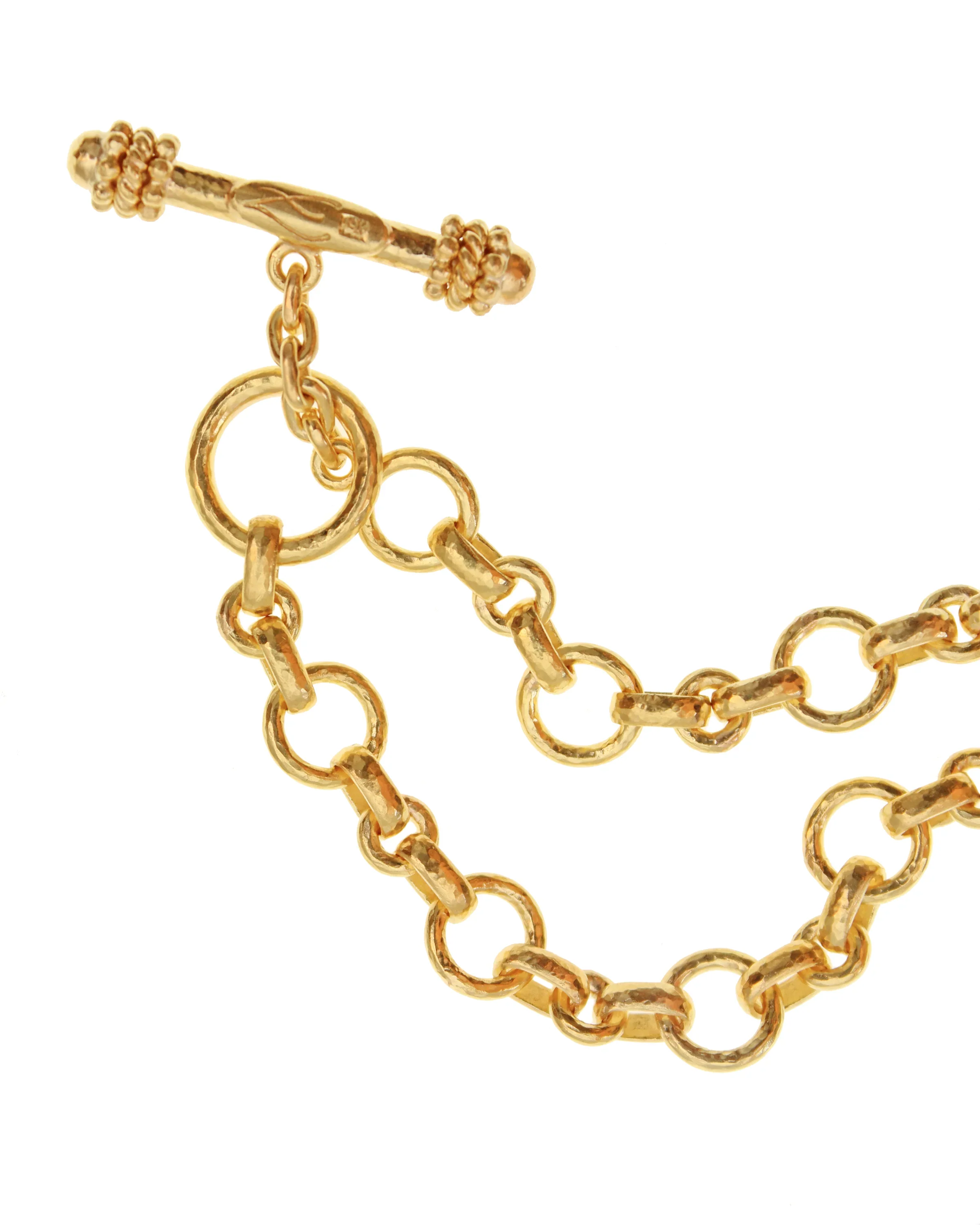 Elizabeth Locke 17" Siena Necklace 19K Yellow Gold - Image 3
