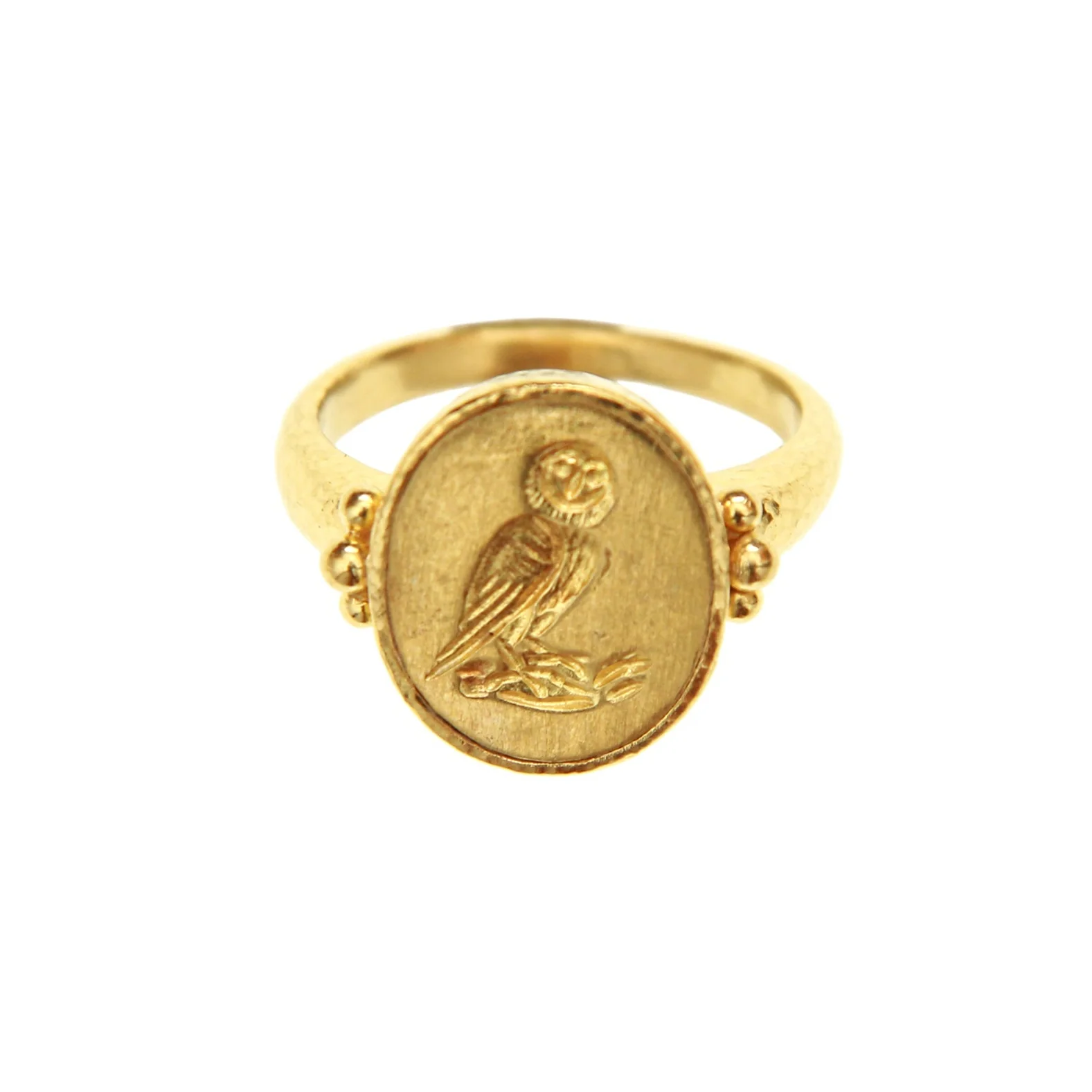 Elizabeth Locke Gold Owl Ring
