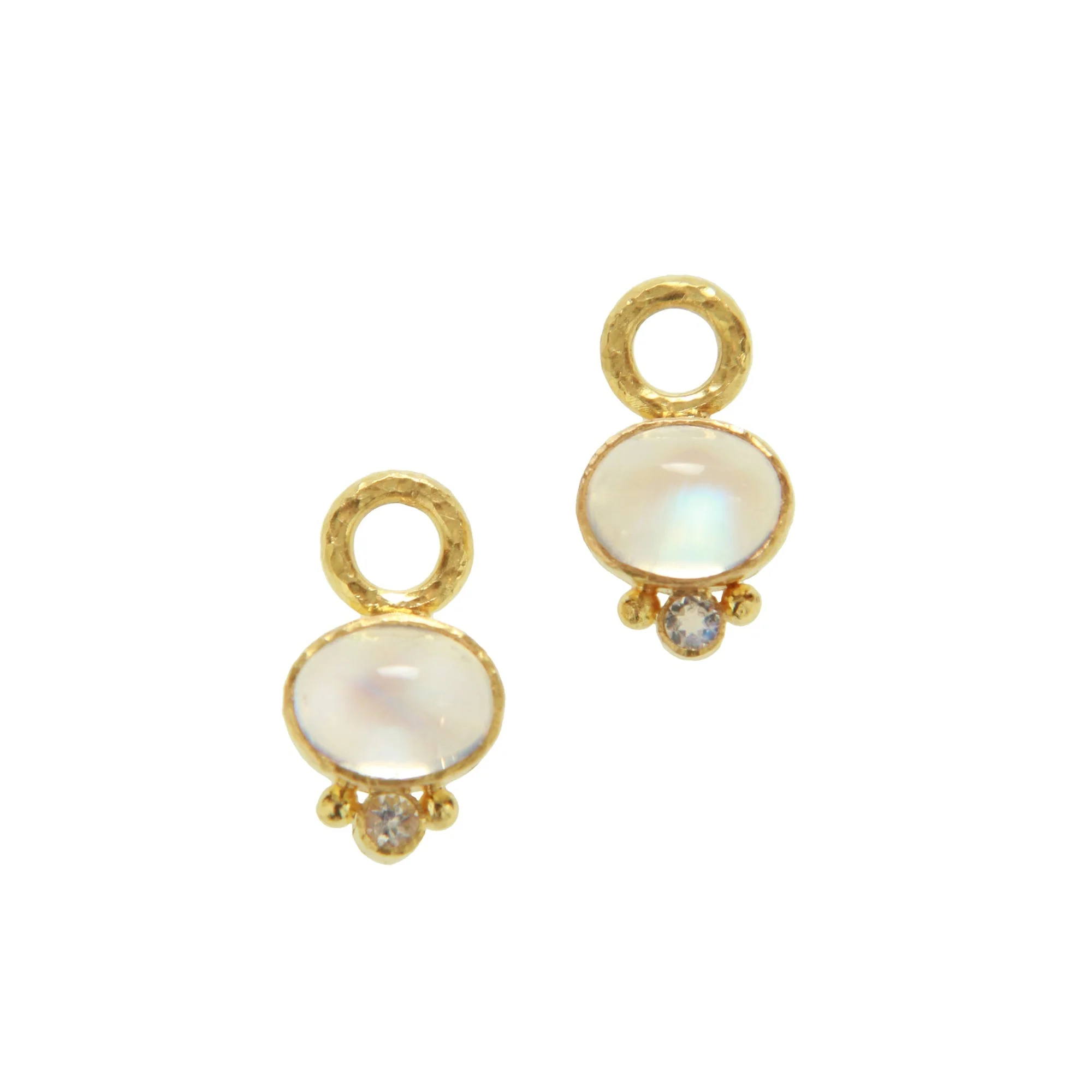 Elizabeth Locke Moonstone Earring Charms
