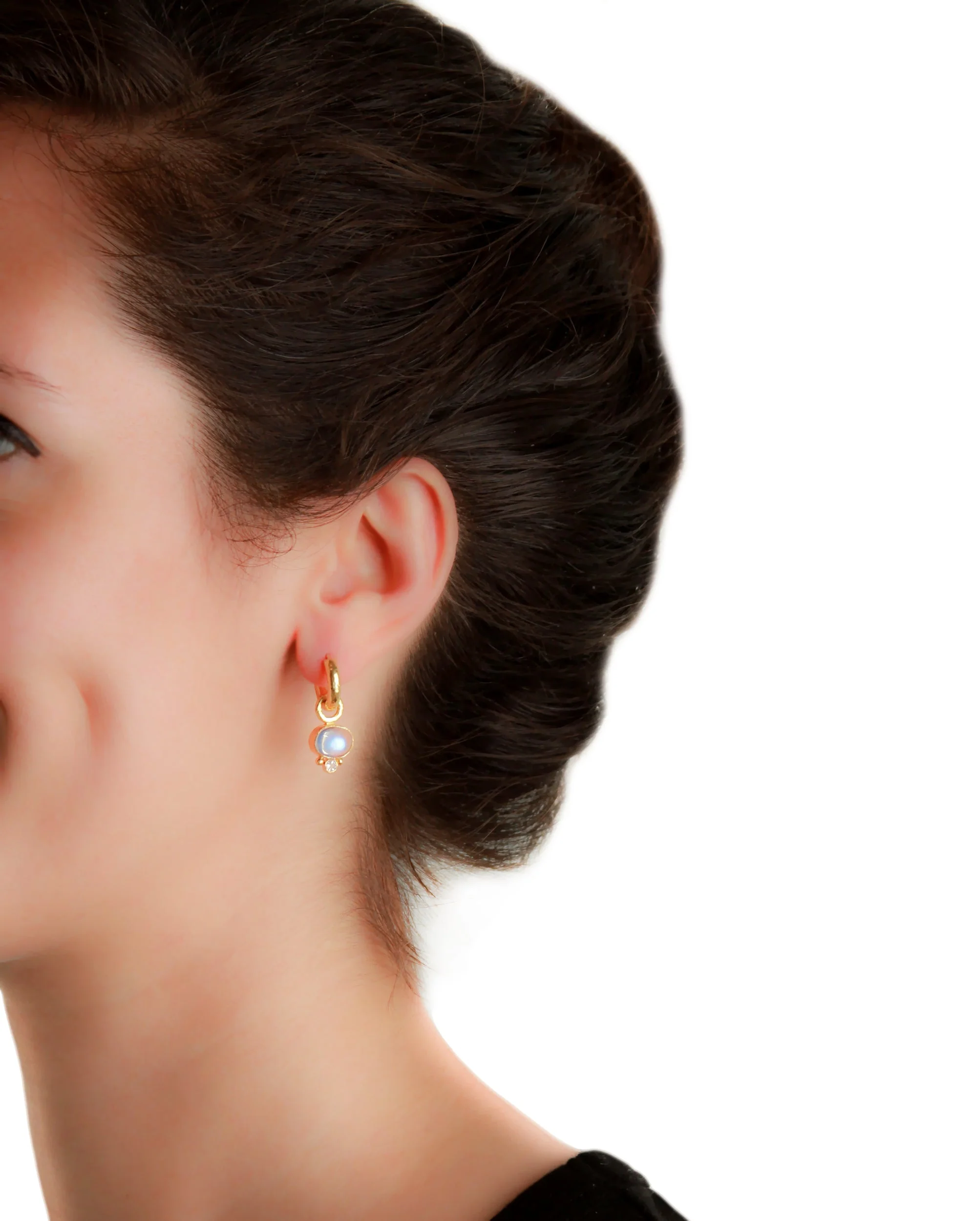 Elizabeth Locke Moonstone Earring Charms - Image 2