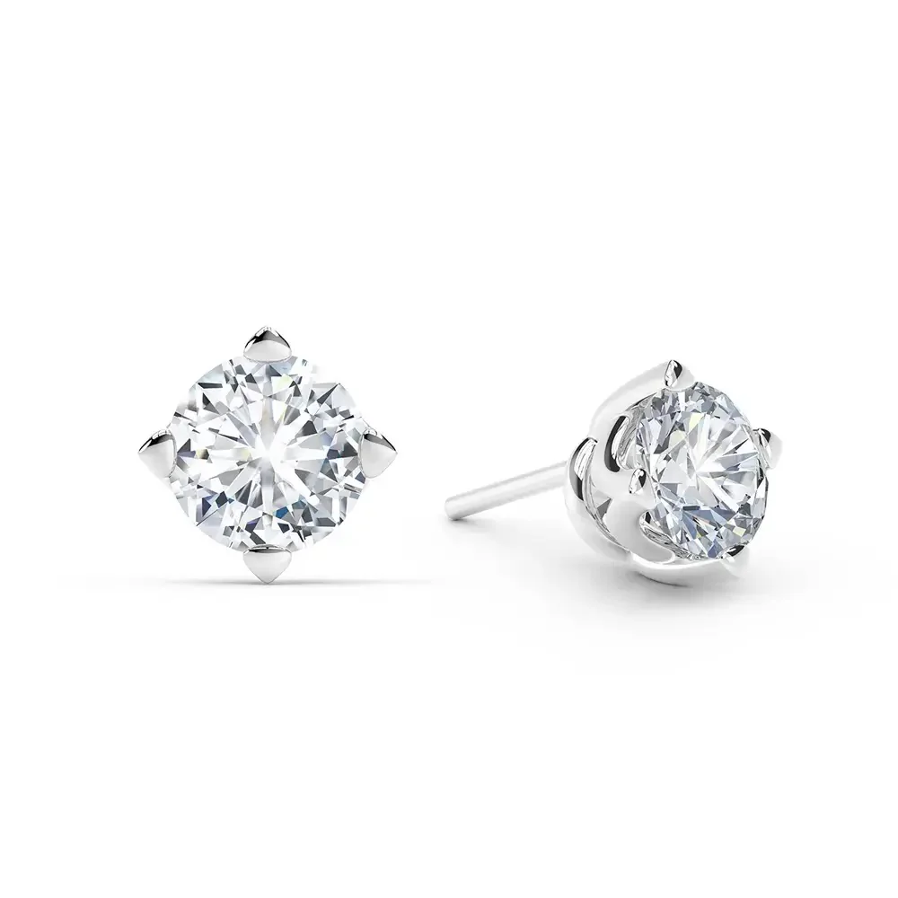 Ella Rose 14K White Gold 2.19ct Lab-Grown Diamond Stud Earrings