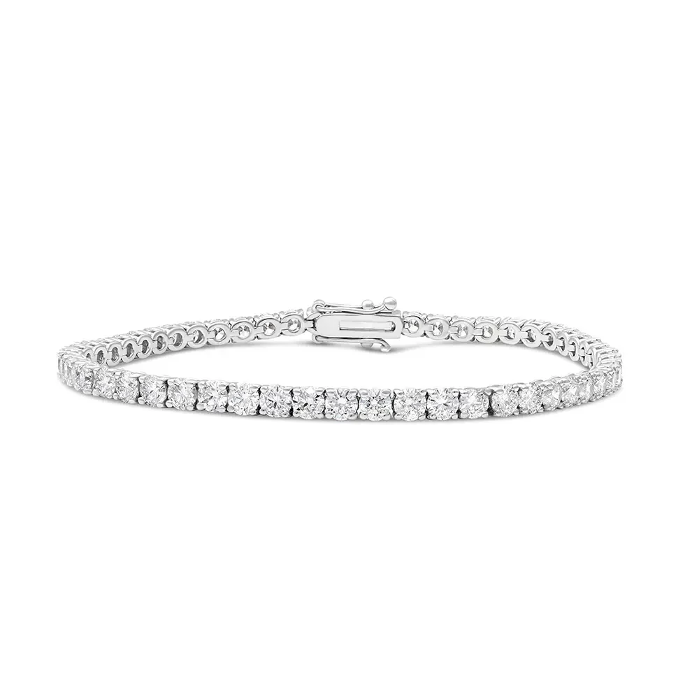 Ella Rose 5.04ct Lab-Grown Diamond Tennis Bracelet 14K White Gold