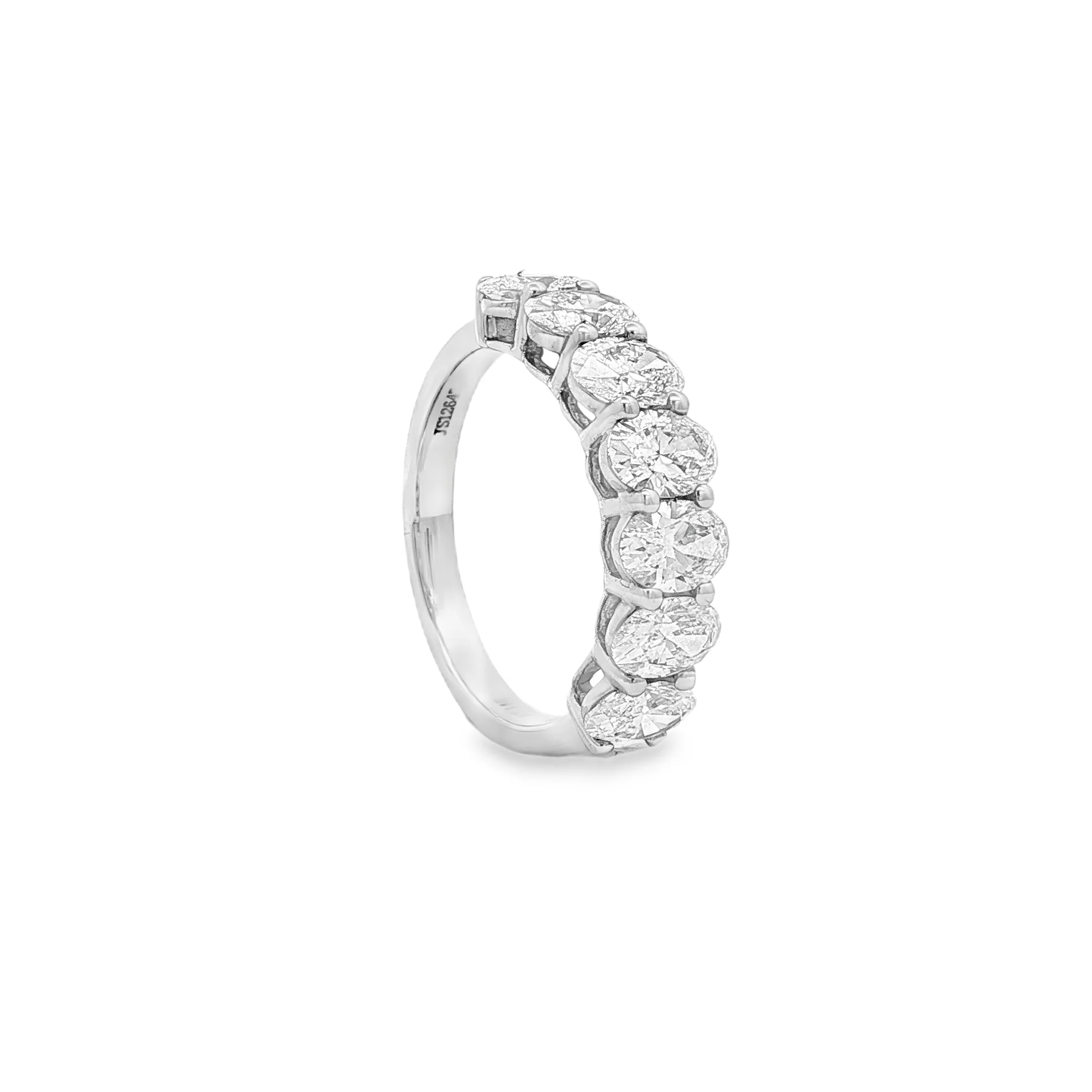 Ella Rose 7-Stone 2.41ct Oval Lab-Grown Diamond Wedding Band - Image 2