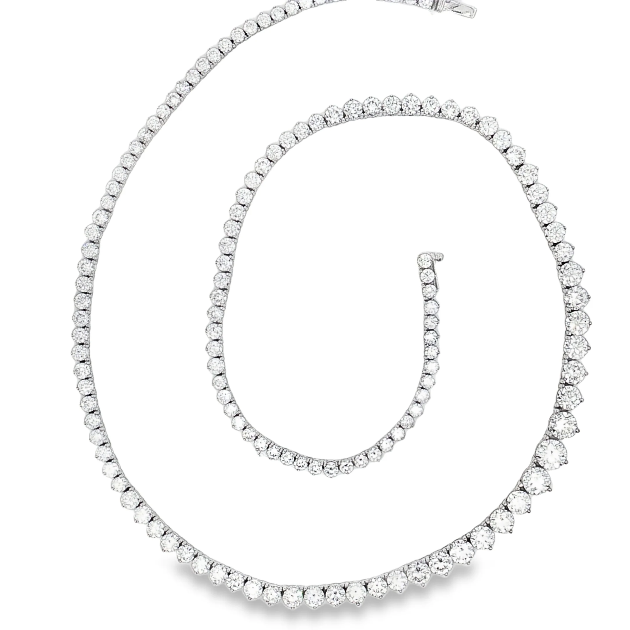 Ella Rose Riviera 15.60ct Lab-Grown Diamond Tennis Necklace - Image 2