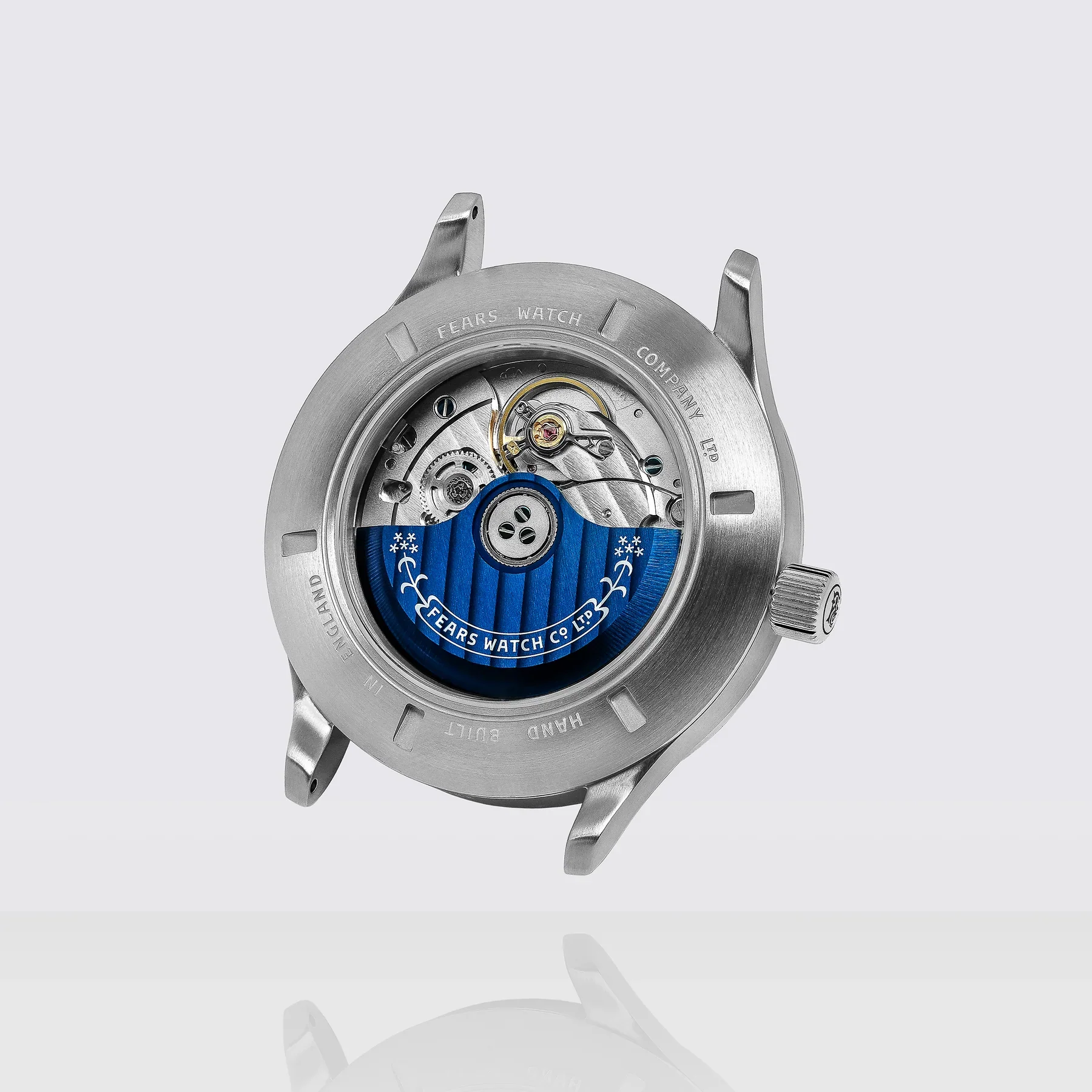 Fears Redcliff 39.5 Date Pewter Grey Stainless Steel Bracelet Watch - Image 4