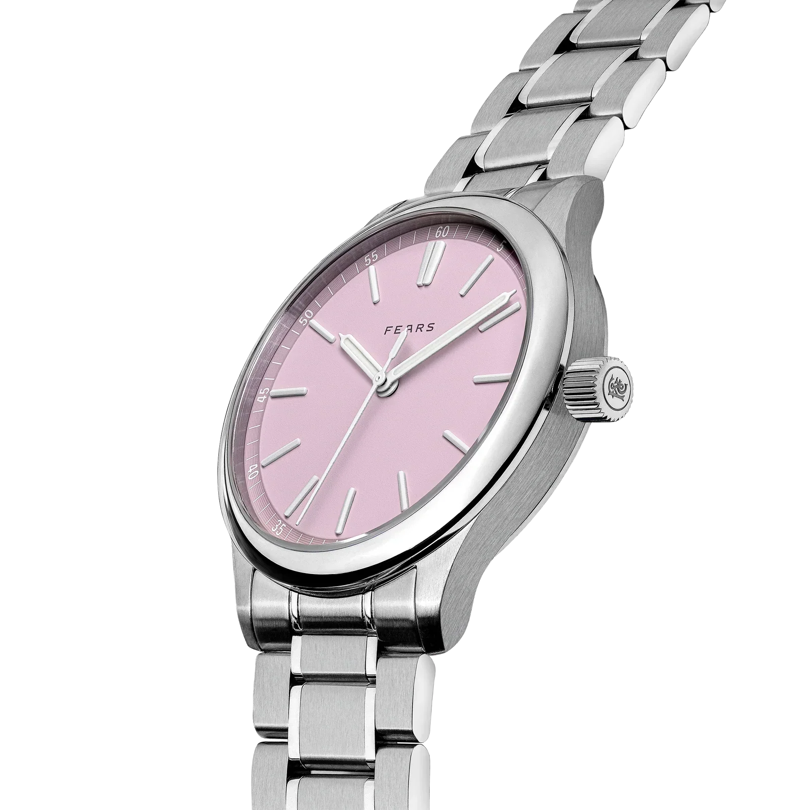 Fears Redcliff 39.5 Pale Lilac Dial Stainless Steel Bracelet Watch - Image 2