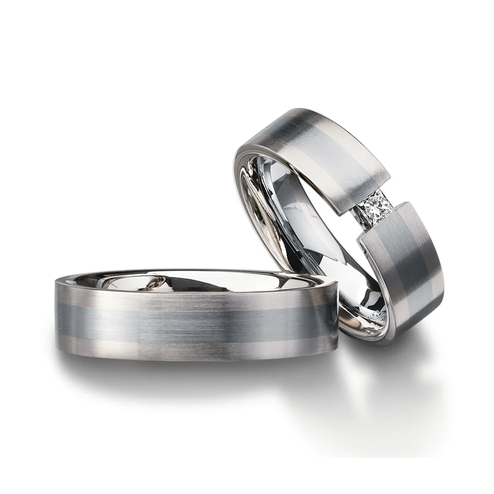 Furrer Jacot Platinum White Gold 4.5mm Wedding Band