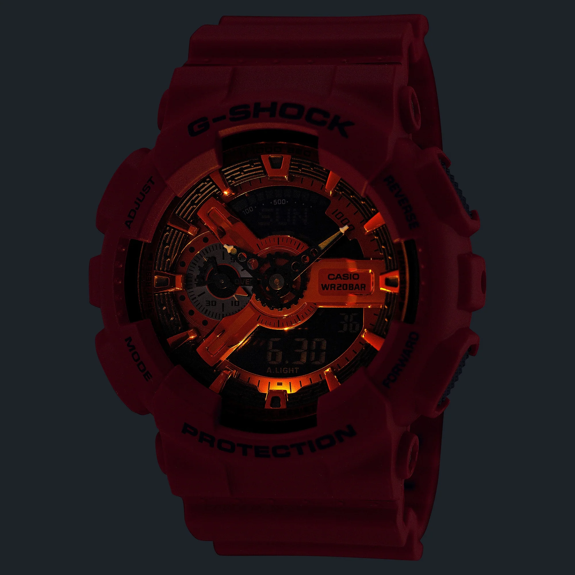 G-SHOCK 110 Series GA110RRB-4A Watch - Image 3