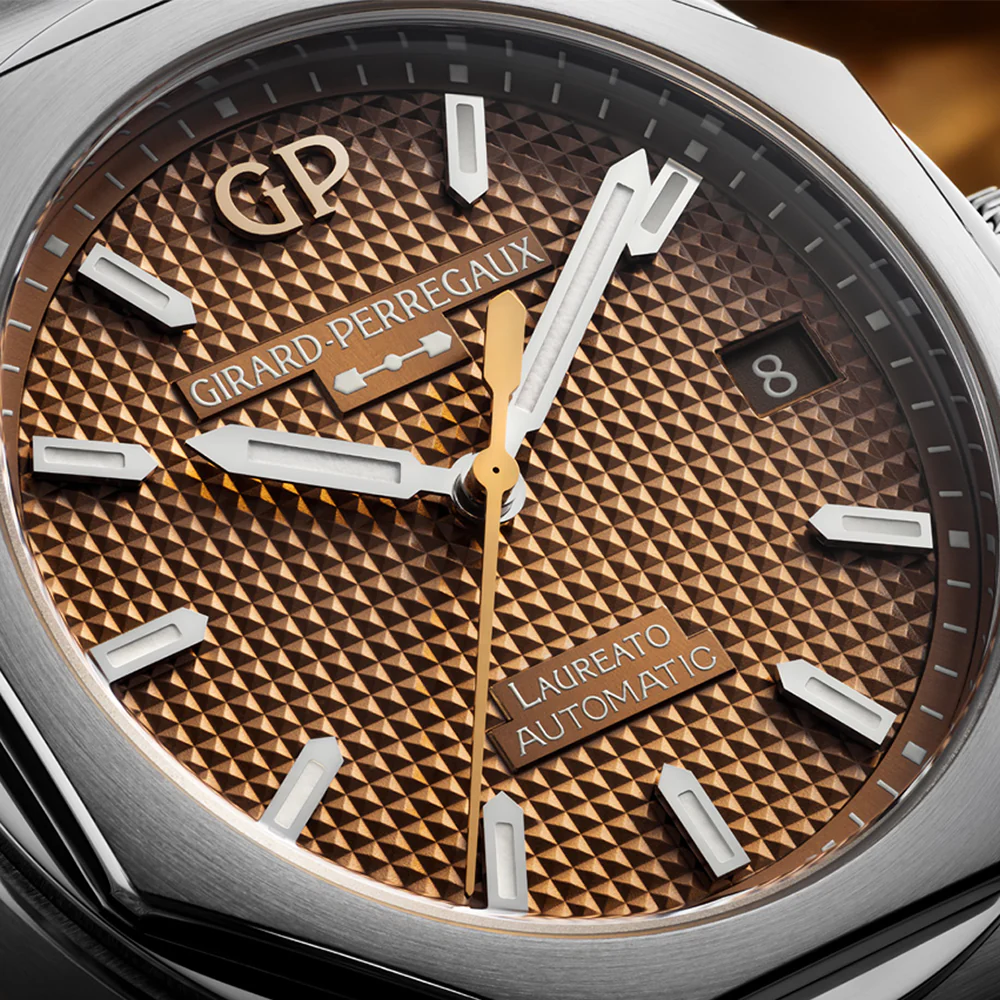 Girard Perregaux Laureato 38 Copper Watch - Image 4