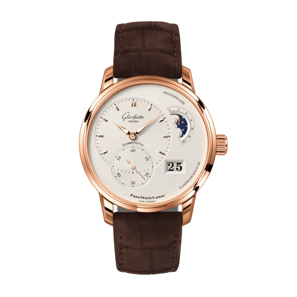 Glashütte Original PanoMaticLunar Leather Strap