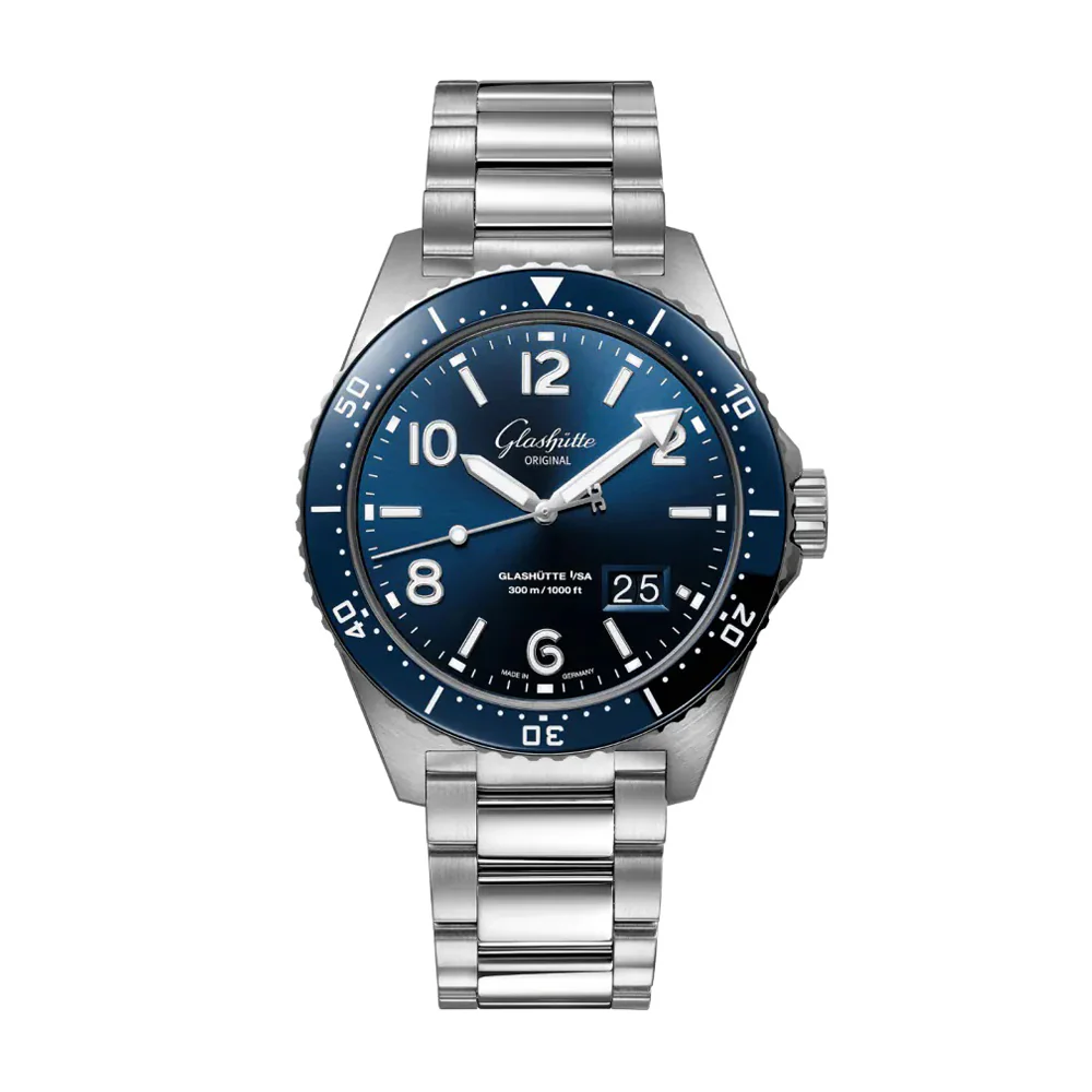 Glashütte Original SeaQ Panorama Date Blue Dial