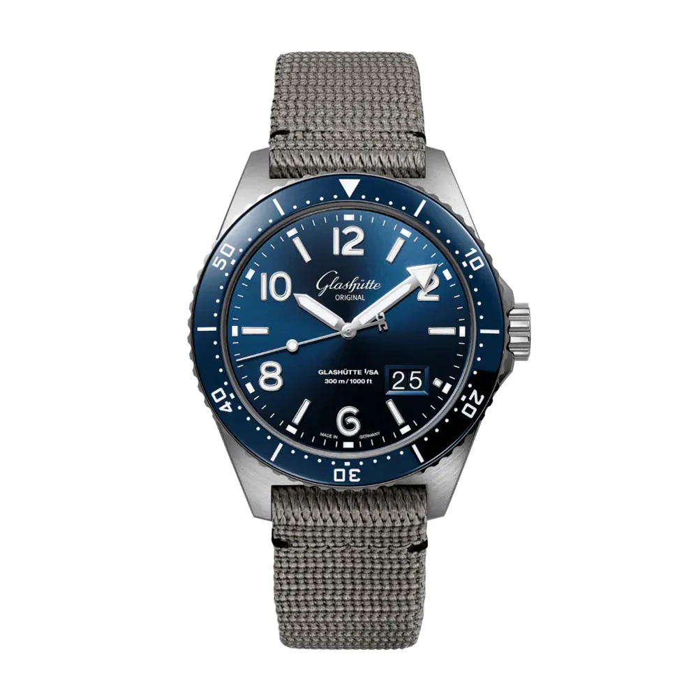 Glashütte Original SeaQ Panorama Date Fabric Strap