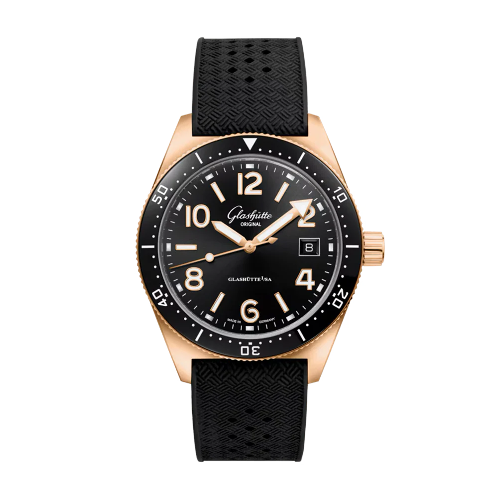 Glashütte Original SeaQ Rose Gold Black Dial