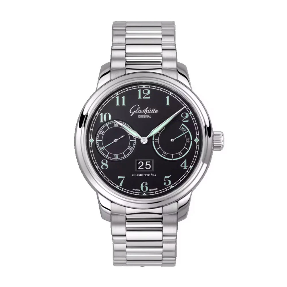 Glashütte Original Senator Observer 44mm Black Dial