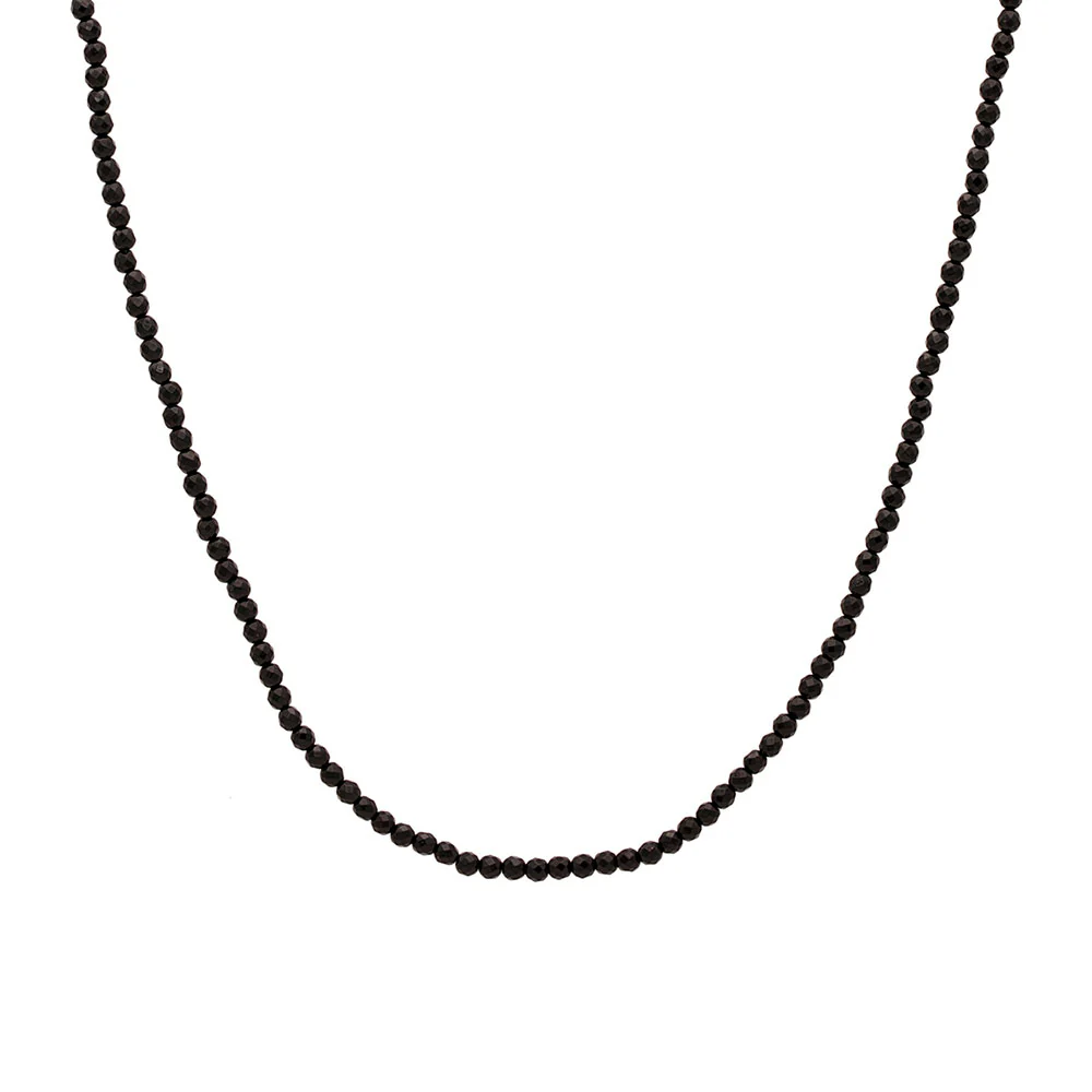 Gurhan Dark Mist 24 Inch Black Spinel Necklace