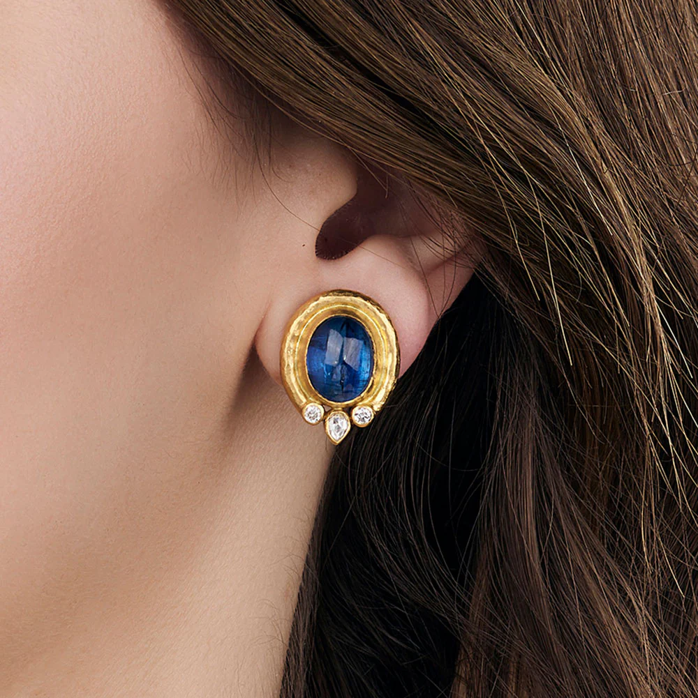 Gurhan Muse Kyanite Diamond Earrings - Image 2