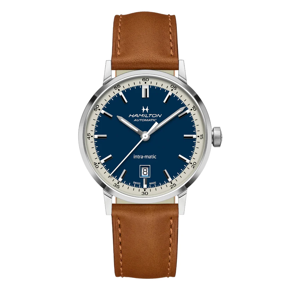 Hamilton American Classic Intra-Matic Auto Blue Dial Watch