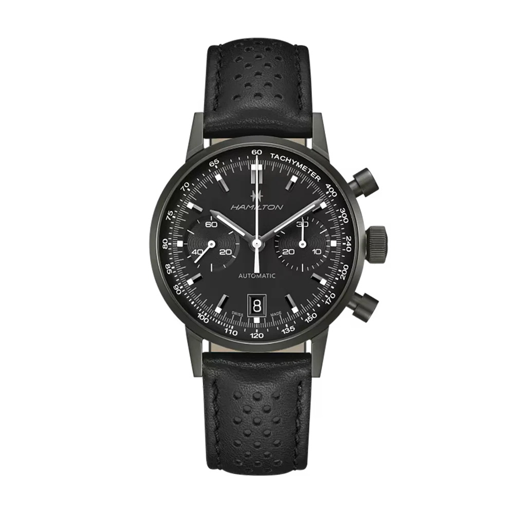 Hamilton American Classic Intra-matic Auto Chrono 40mm Black Dial Watch