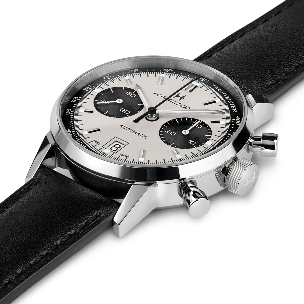 Hamilton American Classic Intra-Matic Auto Chrono Panda Dial Watch - Image 5