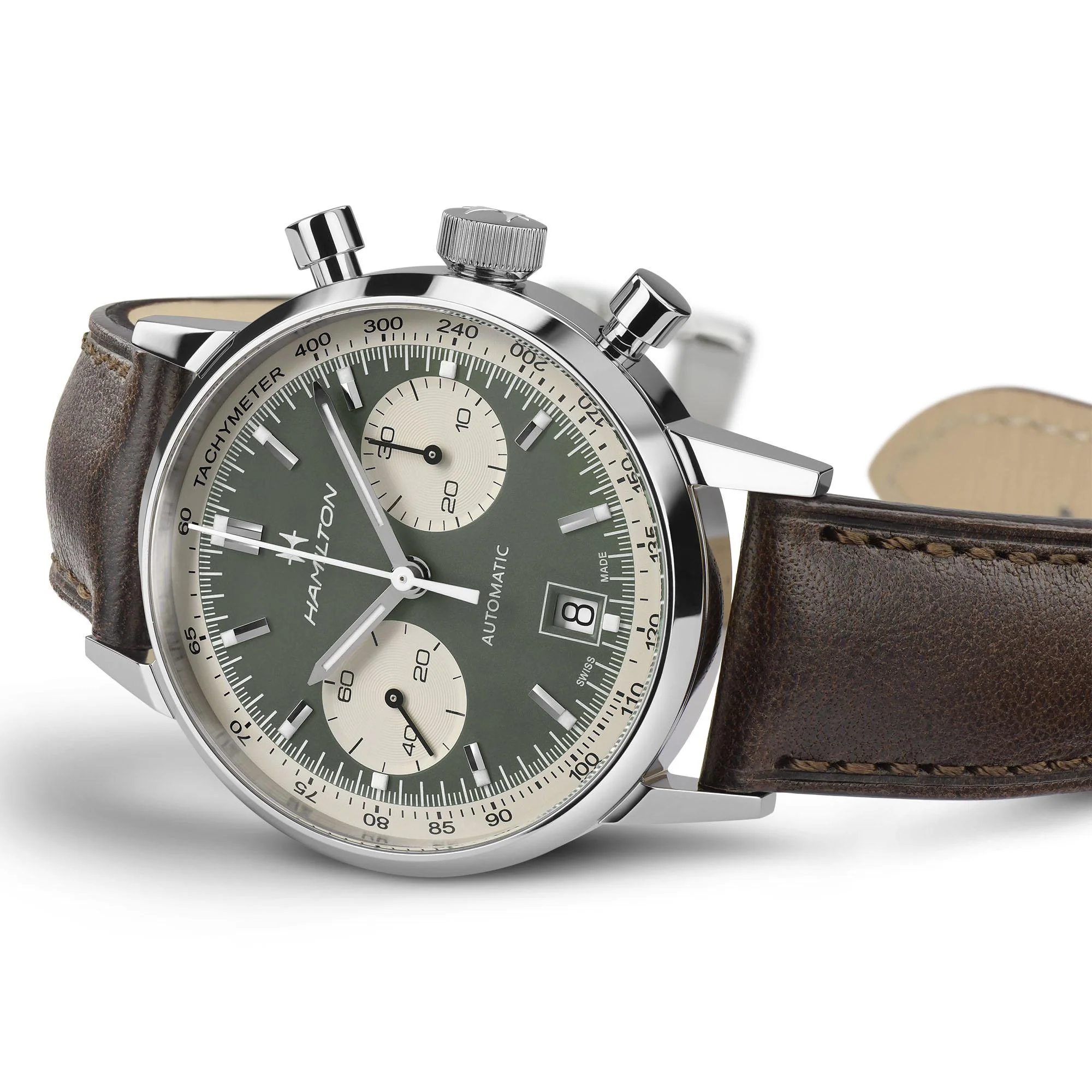 Hamilton American Classic Intra-Matic Auto Chrono Watch - Image 3