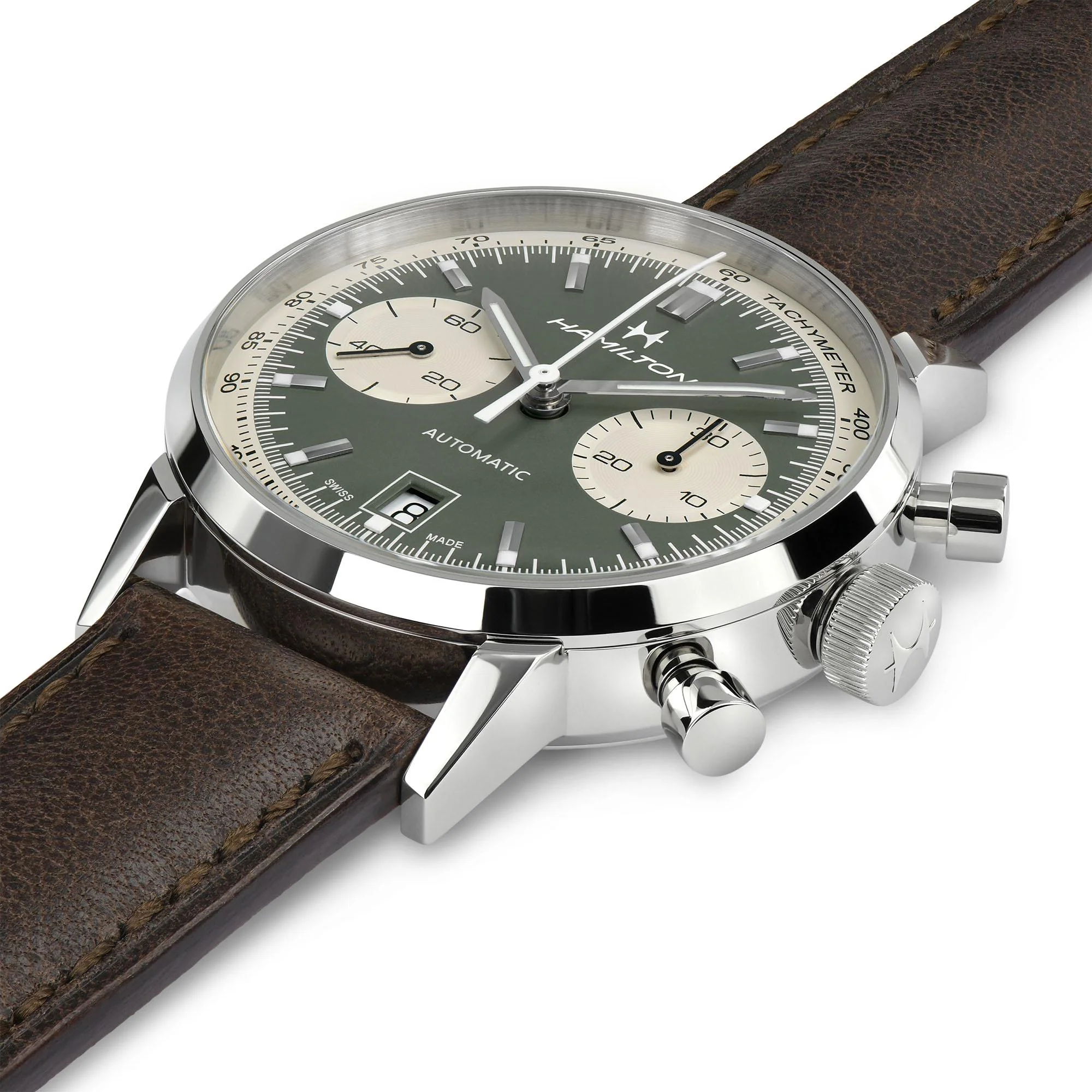 Hamilton American Classic Intra-Matic Auto Chrono Watch - Image 4