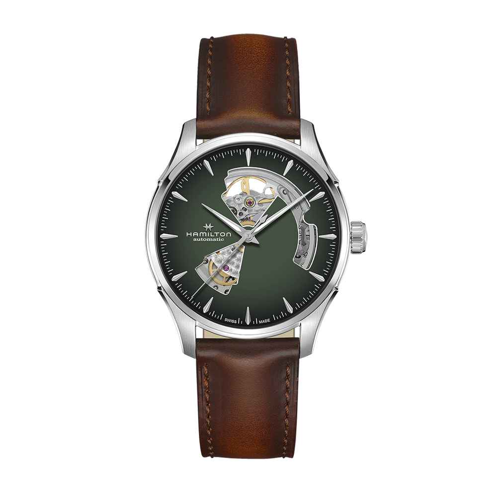 Hamilton Jazzmaster Open Heart Green Watch