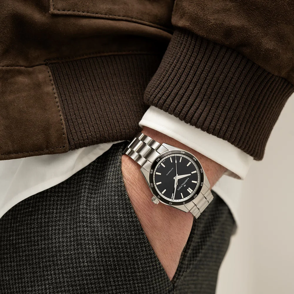 Hamilton Jazzmaster Performer Auto Black Dial Steel Watch - Image 4