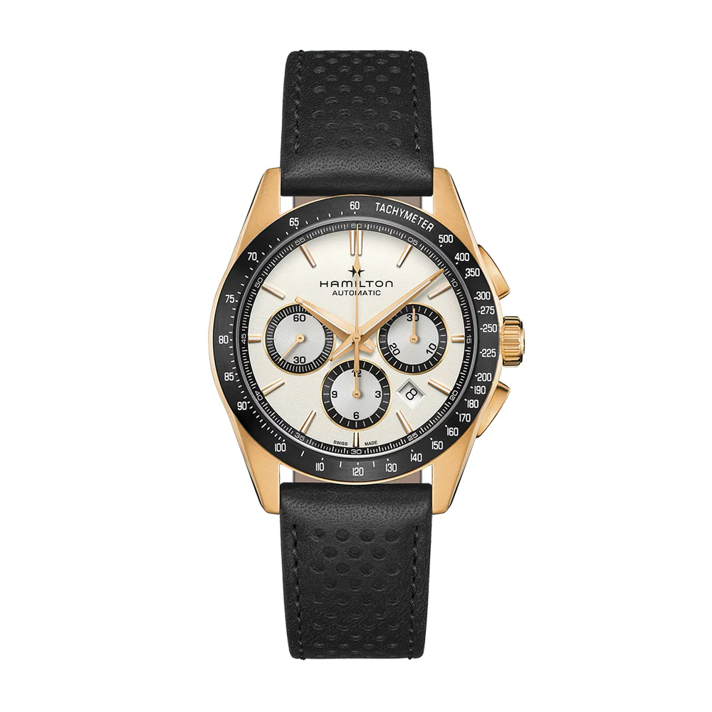 Hamilton Jazzmaster Performer Auto Chrono Rose Gold PVD Watch