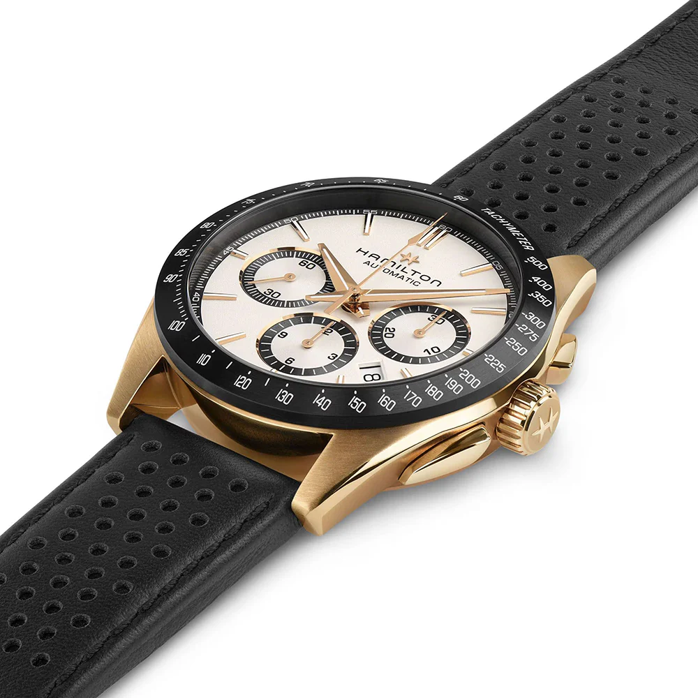 Hamilton Jazzmaster Performer Auto Chrono Rose Gold PVD Watch - Image 2