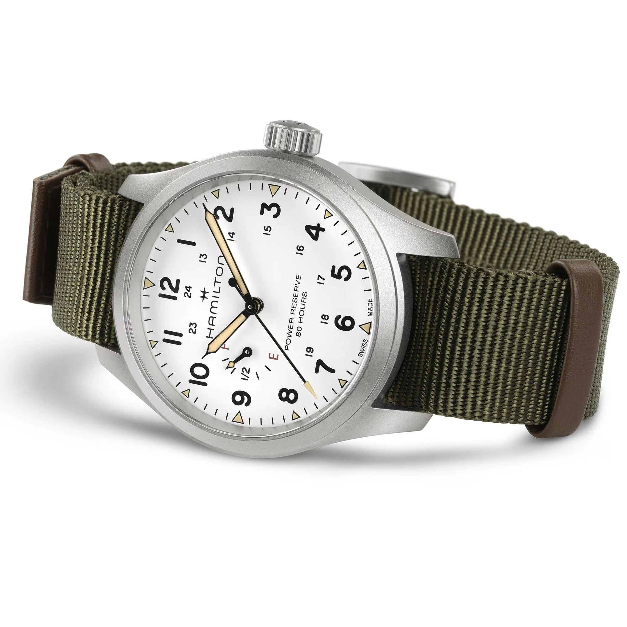 Hamilton Khaki Field Mechanical Power Reserve 40mm NATO Strap - Image 3