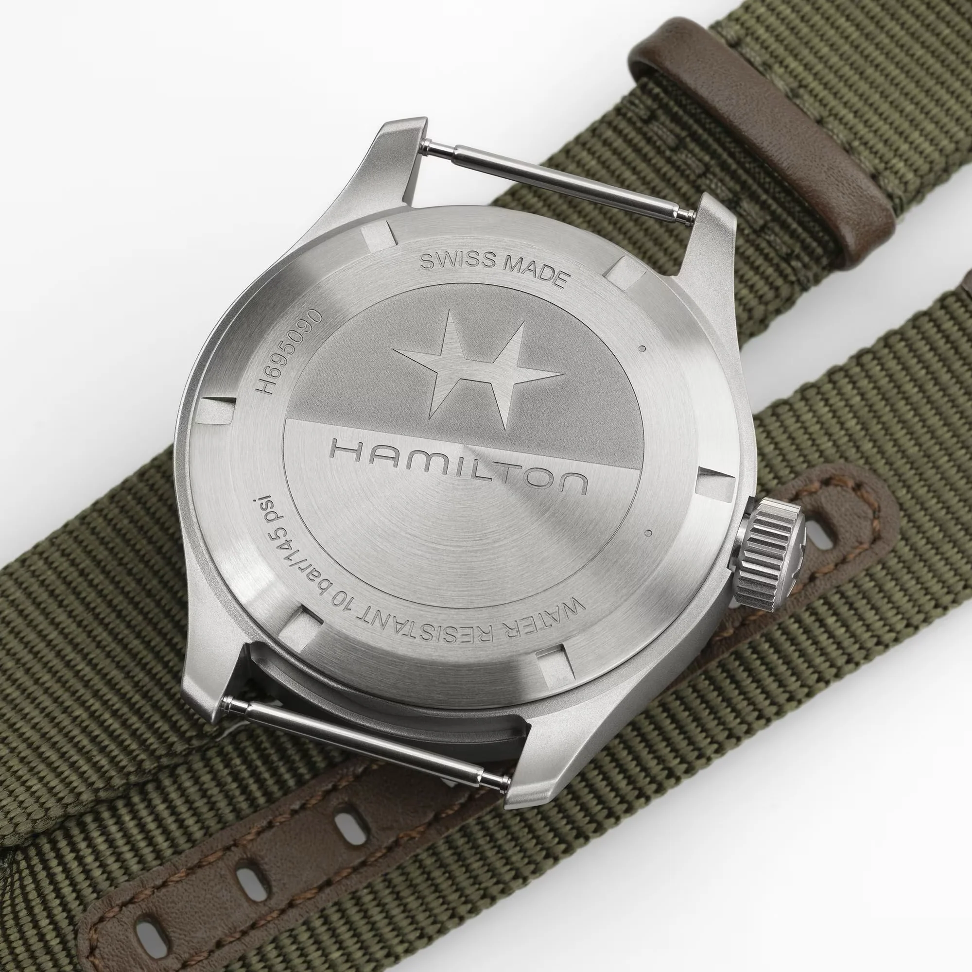 Hamilton Khaki Field Mechanical Power Reserve 40mm NATO Strap - Image 5