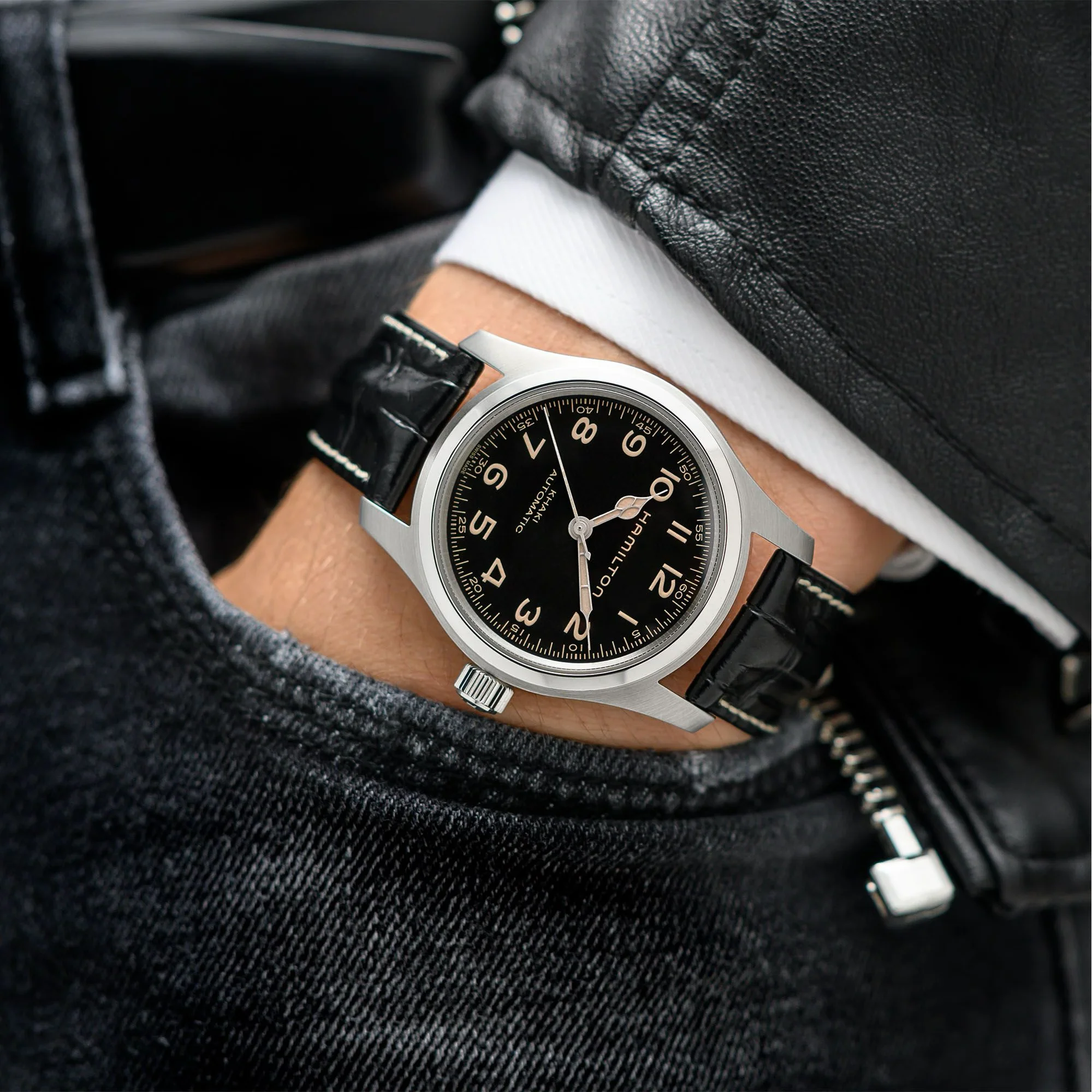Hamilton Khaki Field Murph Auto 42mm Bracelet Bundle - Image 3