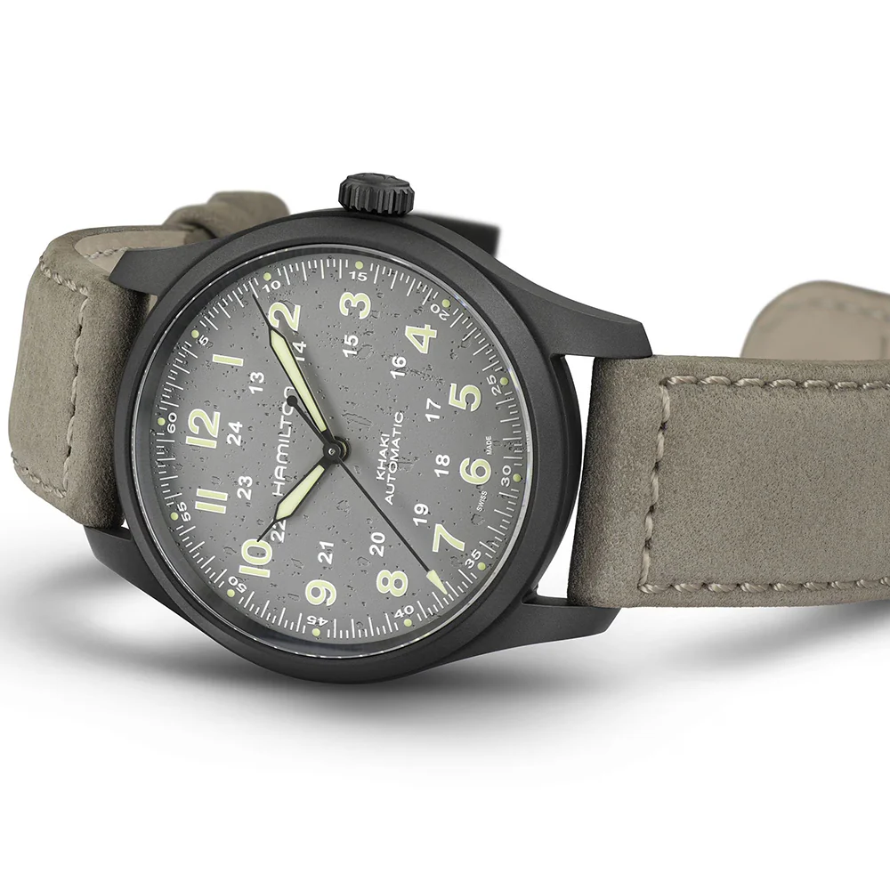 Hamilton Khaki Field Titanium Auto Gray Dial Watch - Image 3