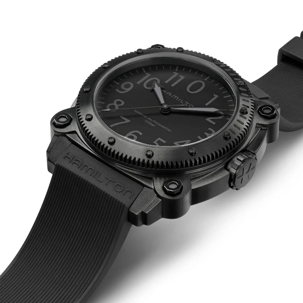 Hamilton Khaki Navy BeLOWZERO Auto Titanium Watch - Image 2