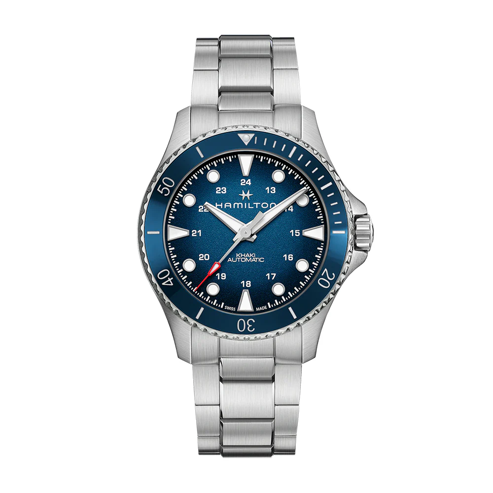 Hamilton Khaki Navy Scuba Auto Blue Dial Watch
