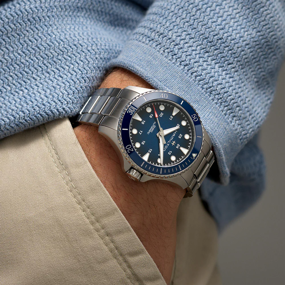 Hamilton Khaki Navy Scuba Auto Blue Dial Watch - Image 2