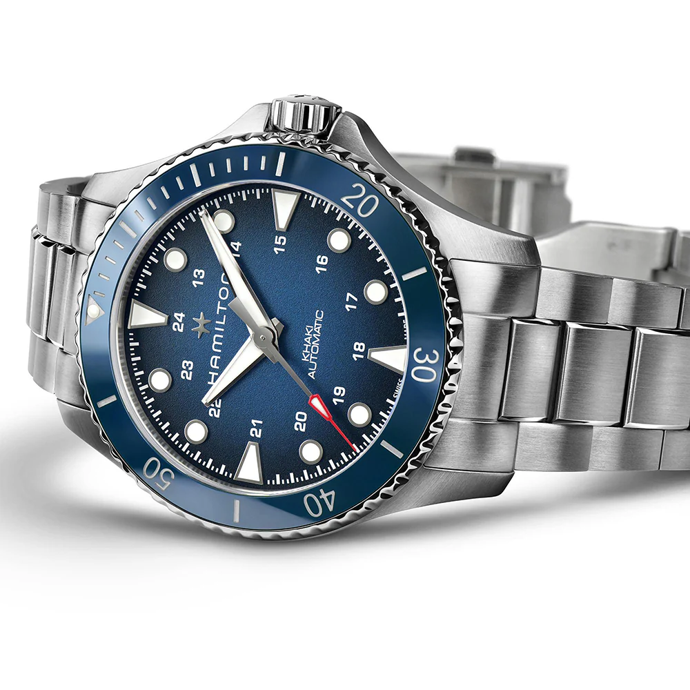 Hamilton Khaki Navy Scuba Auto Blue Dial Watch - Image 4