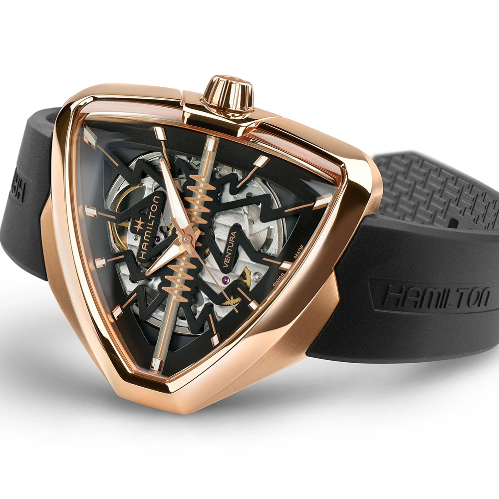 Hamilton Ventura Elvis80 Skeleton Auto Watch - Image 3